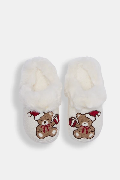 Pantoufles pelucheux
