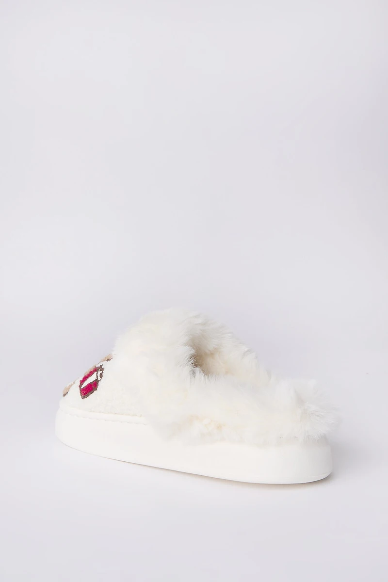 Pantoufles pelucheux