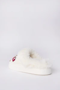 Pantoufles pelucheux
