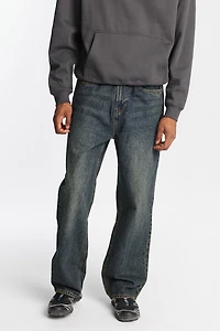 Jean de planchiste brodé