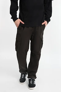 Relaxed Cargo Twill Pants