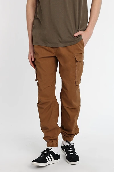 Loose Cargo Twill Pants