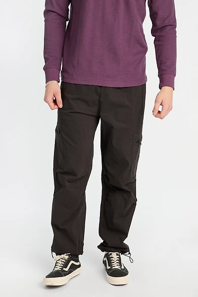 North Western Zip Pockets Loose Cargo Poplin Jogger