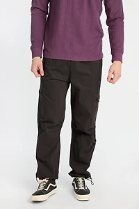North Western Zip Pockets Loose Cargo Poplin Jogger