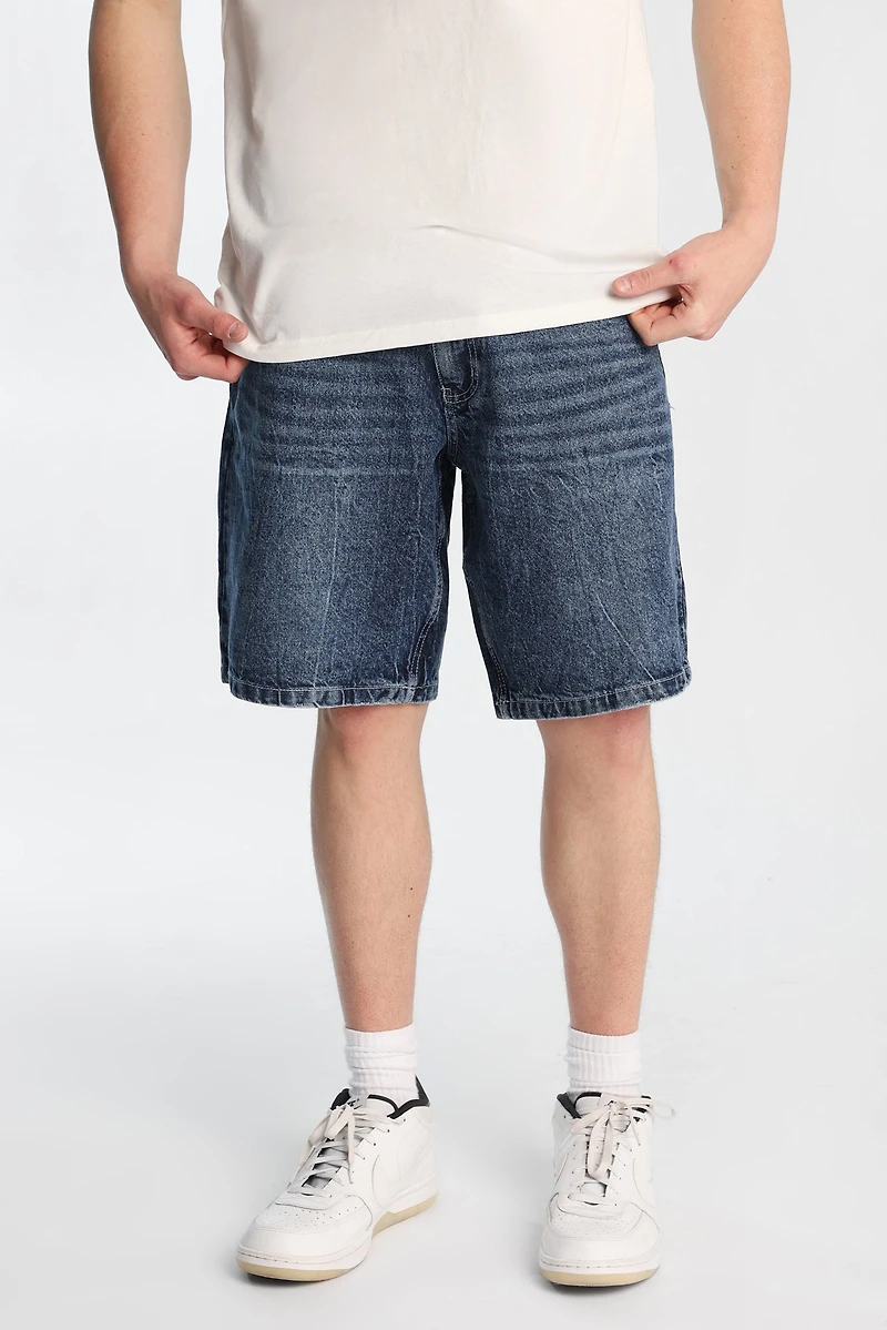 Loose Denim Shorts
