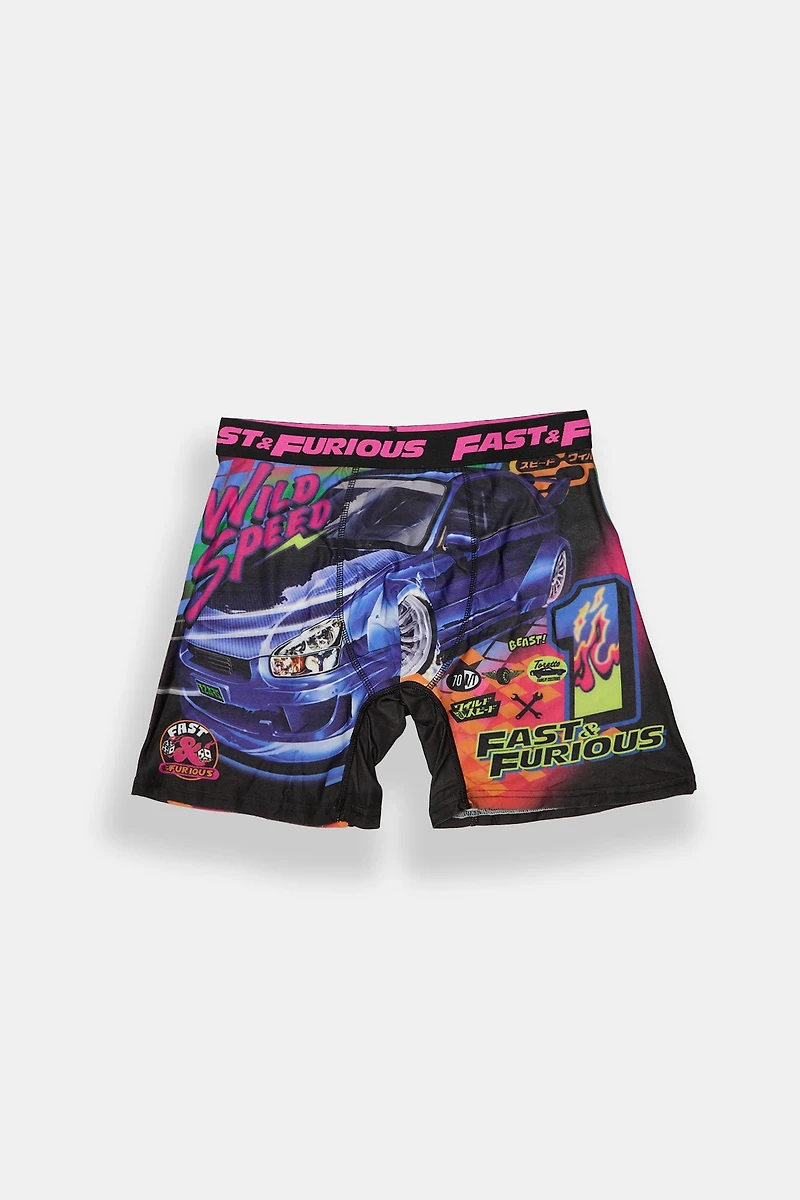 Fast & Furious Wild Speed Printed Boxer Briefs