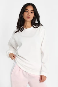 Oversized Crew Neck Sweatshirt