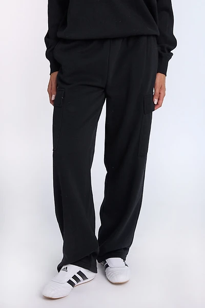 Cargo Wide Leg Sweatpants