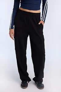 Wide Leg Cargo Sweatpants