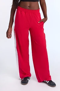 Tricot Wide Leg Track Pants