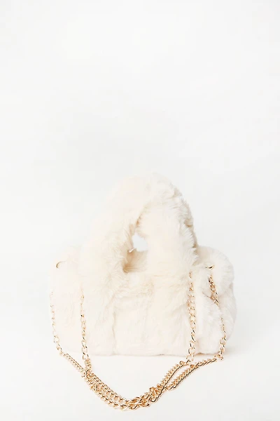 Faux Fur Shoulder Bag