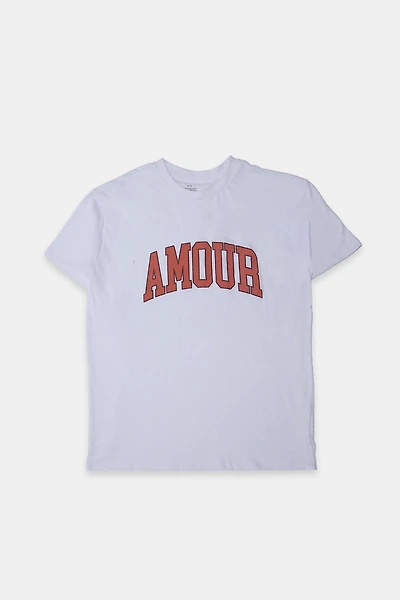 Amour Puff Print Graphic Boyfriend Tee