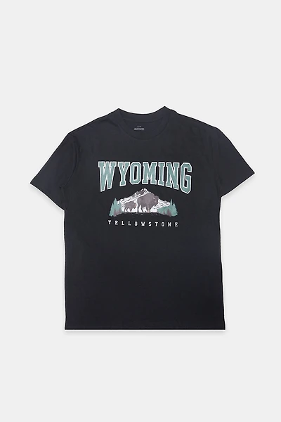 Wyoming Graphic Boyfriend Tee