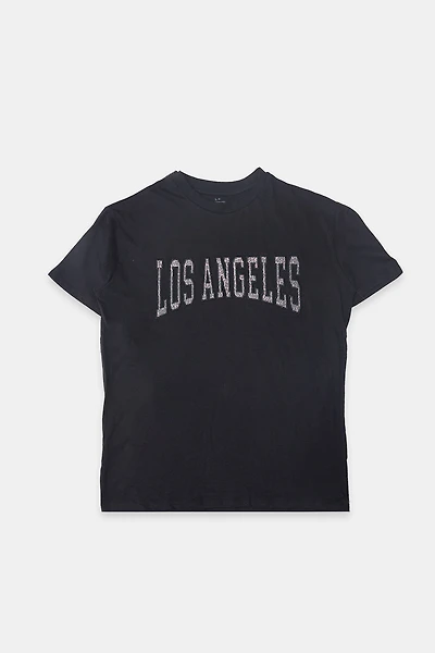 Los Angeles Leopard Embroidered Graphic Boyfriend Tee