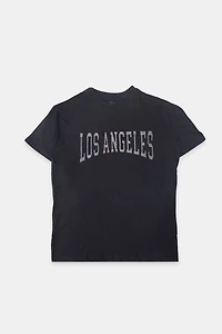 Los Angeles Leopard Embroidered Graphic Boyfriend Tee