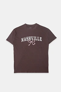 Nashville Bow Graphic Boyfriend Tee