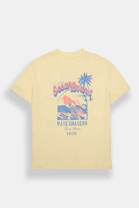 T-shirt coupe garçonne imprimé Bondi Beach Always Ocean Bound