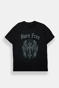 Born Free Graphic Boyfriend Tee