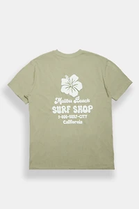 Hibiscus California Graphic Boyfriend Tee