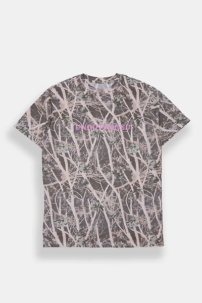 T-shirt coupe garçonne imprime? camouflage Unbothered