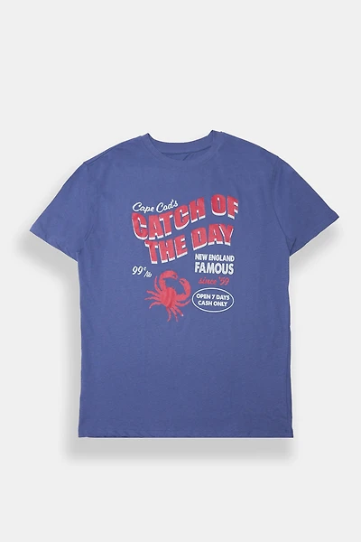 T-shirt coupe garçonne imprimé Catch Of The Day