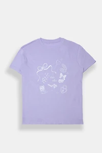 Très Chic Graphic Boyfriend Tee