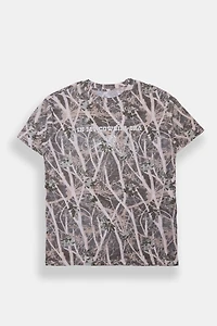 Cowgirl Era Tree Camouflage Graphic Boyfriend Tee