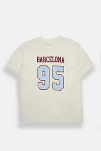 Barcelona Graphic Boyfriend Tee