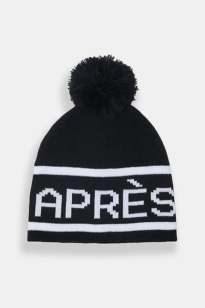 Bonnet à pompon après ski