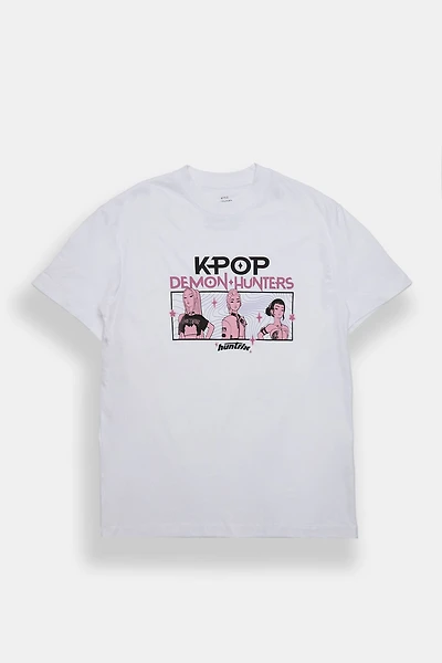 T-shirt coupe garçonne imprimé K-Pop Demon Hunters