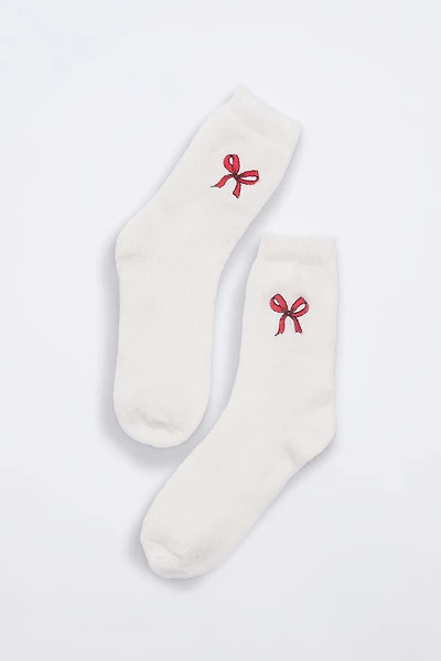 Embroidered Crew Socks
