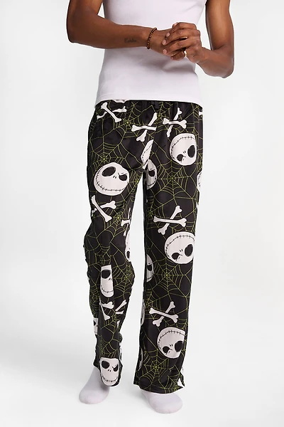The Nightmare Before Christmas Silky Fleece Pajama Pants