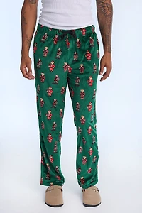 Holiday Bear Plush Pajama Pants