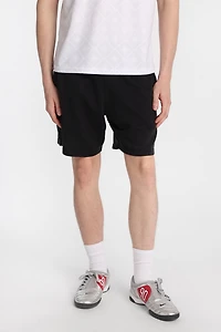 North Western Washed Fleece Shorts