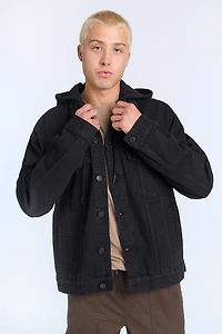 North Western Hooded Denim Jacket