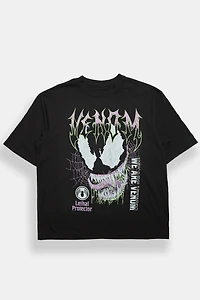 We Are Venom Lethal Protector Graphic Oversized Tee