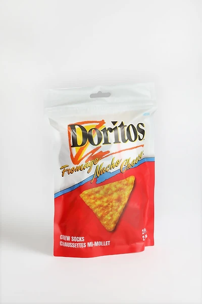 Doritos Cheese Crew Socks Giftable 2-Pack
