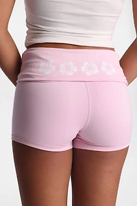 Super Smooth Foldover Bike Shorts