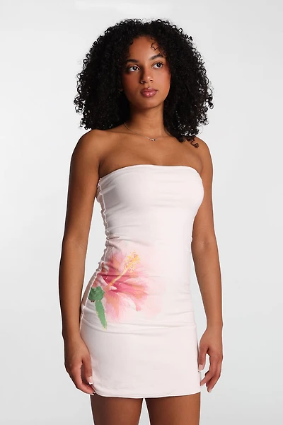 Knit Tube Mini Dress