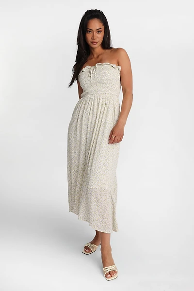 Asymmetrical Midi Dress