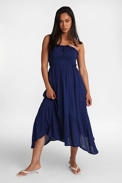 Asymmetrical Midi Dress
