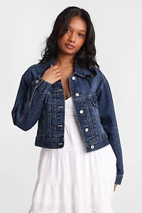 Cropped Denim Jacket