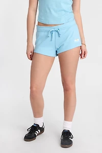 Argentina Embroidered Micro Fleece Shorts