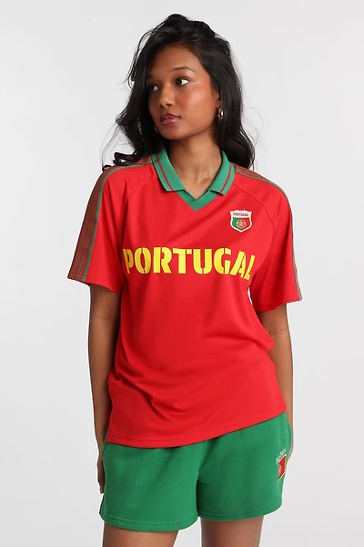 Portugal Embroidered Patch Soccer Jersey