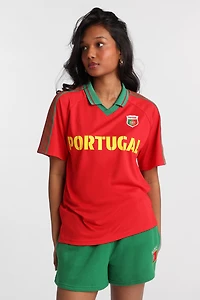 Portugal Embroidered Patch Soccer Jersey