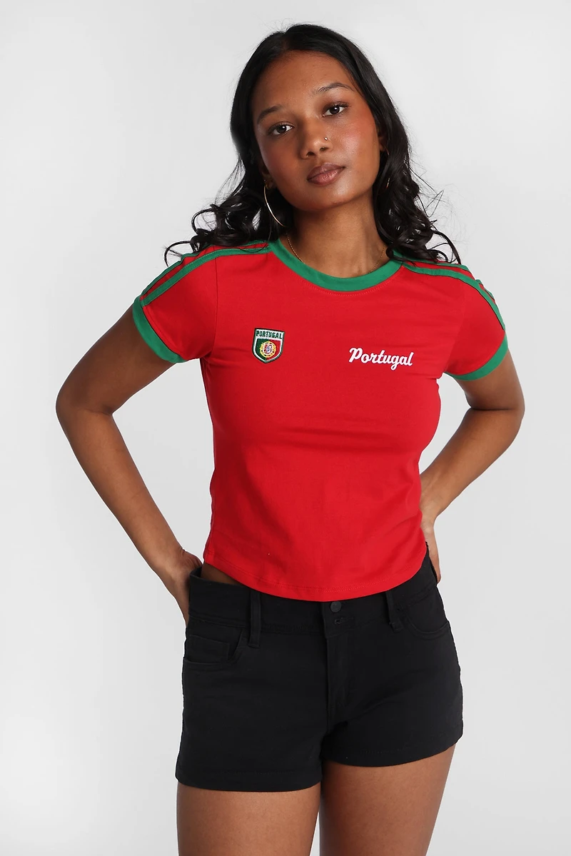 Portugal Graphic Baby Tee