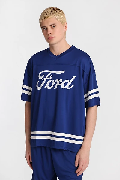 Jersey d'équipe en maille aérée imprimé Ford
