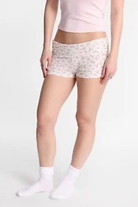 AERO Waffle Knit Foldover Shorts