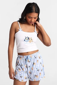 Bluey Graphic Super Soft Pajama Camisole & Shorts 2-Piece Set