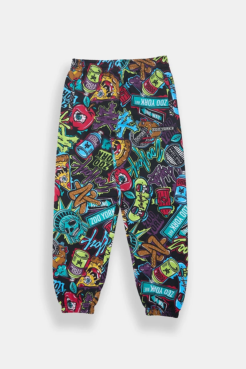 Pantalon de survêtement Zoo York graffiti pour garçon